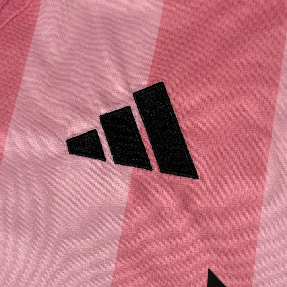 Adidas Inter Miami Lionel Messi #10 Pink Striped Jersey Adult 2025/26 Size L - Picture 6 of 10